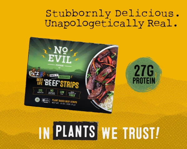 No Evil Best Life Beef Strips 226g - Image 2