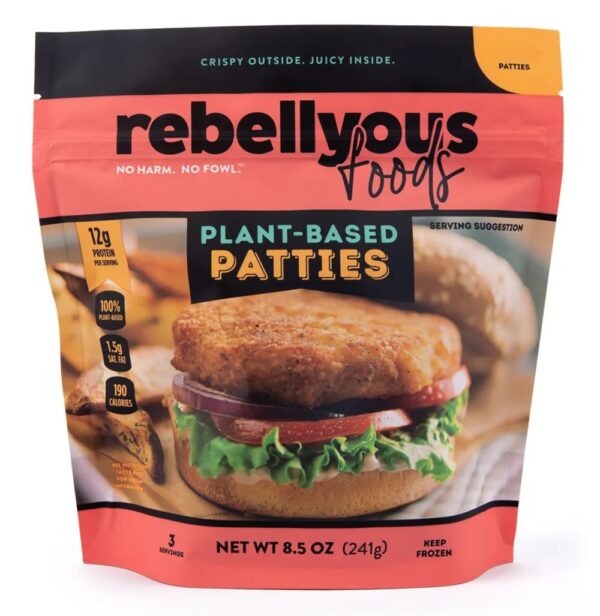 Rebellyous Plant-Based Patties 241g