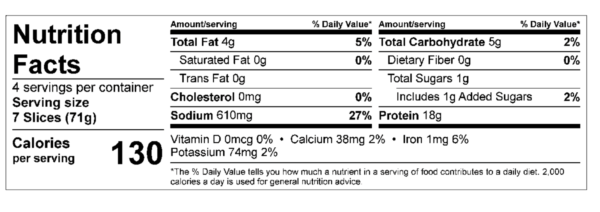 The BE-Hive Plant-Based Deli Slices Made from Seitan 284g - Image 4