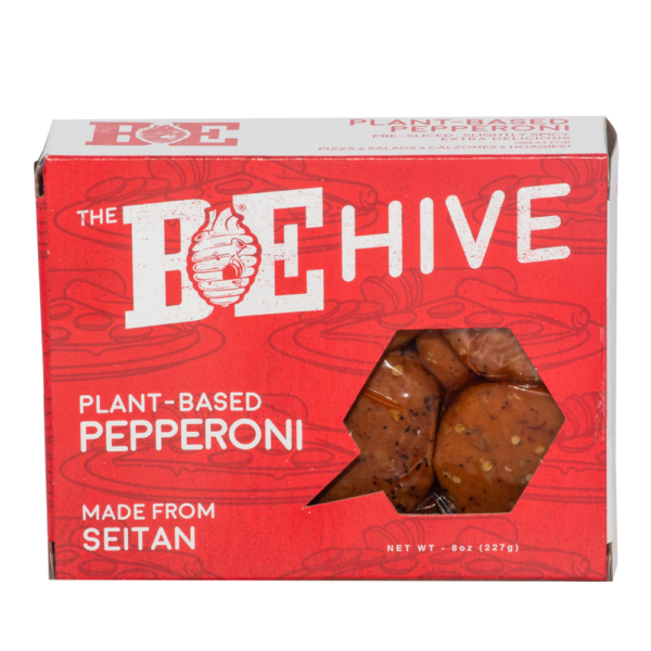 The BE-Hive Plant-Based Pepperoni Made from Seitan 227g