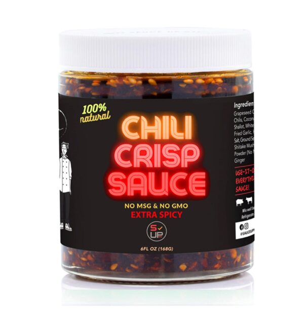 SAUCE UP NYC Chili Crisp Sauce Extra Spicy 168g