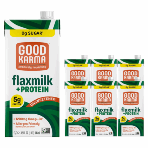 GOOD KARMA Flaxmilk + PROTEIN Unsweetened (Quart) 946ml