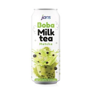 Jans Boba Milk Tea Matcha 500ml