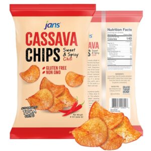 Jans Cassava Chips Sweet and Spicy Chili 226g