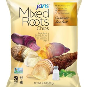 Jans Mixed Roots Chips Coriander Sea Salt 80g
