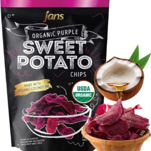 Jans Organic Purple Sweet Potato Chips 113g