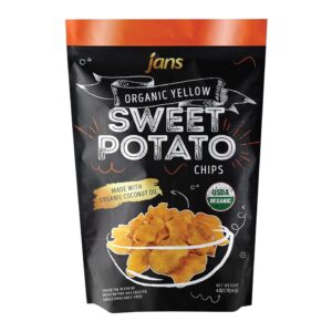 Jans Organic Yellow Sweet Potato Chips 113g