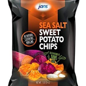 Jans Sea Salt Sweet Potato Chips 84g