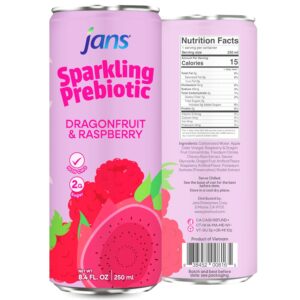 Jans Sparkling Prebiotic Dragonfruit and Rasberry 250ml