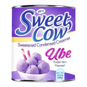 Jans Sweet Cow Sweetened Condensed Creamer Ube Purple Yam 380g