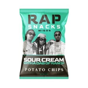 Rap Snacks Migos Sour Cream With A Dab Of Ranch Potato Chips 71g