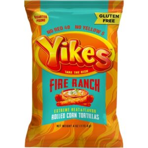 Yikes Fire Ranch Rolled Corn Tortillas 113g