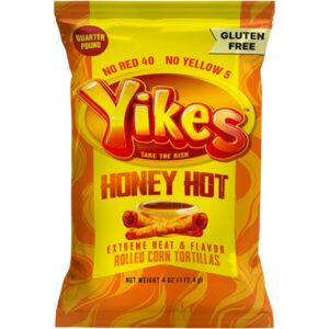 Yikes Honey Hot Rolled Corn Tortillas 113g