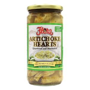 Flora Artichoke Hearts Quartered And Marinated 340g