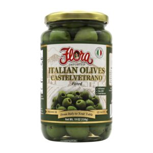 Flora Italian Olives Castelvetrano Pitted 530g