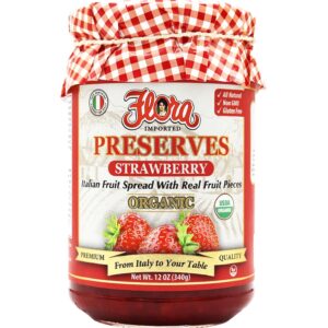 Flora Preserves Strawberry Organic 340g