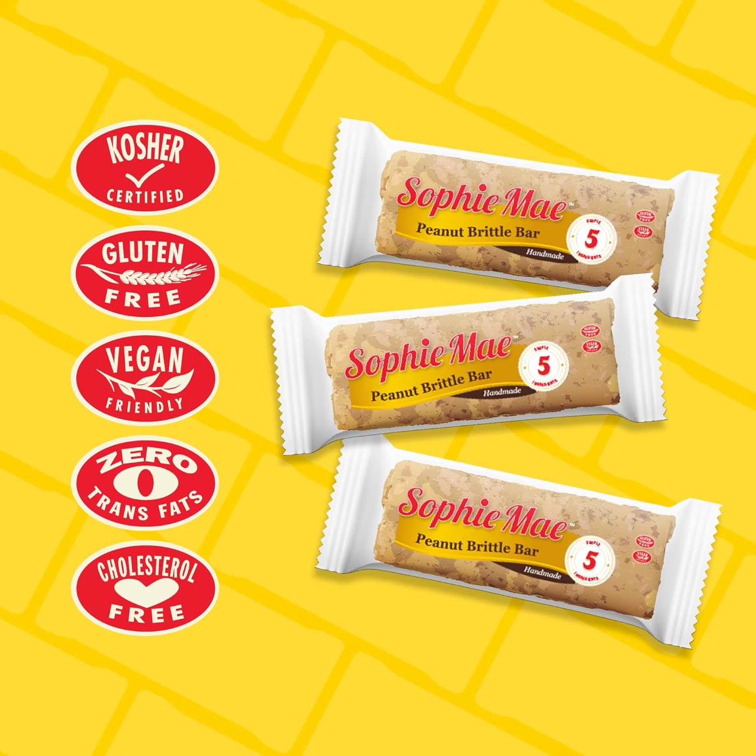 Atkinson's Sophie Mae Peanut Brittle Bar (24 Count) 64g - Image 6