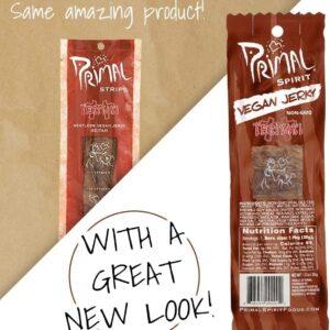 Primal Spirit Vegan Jerky Teriyaki Strips 28g