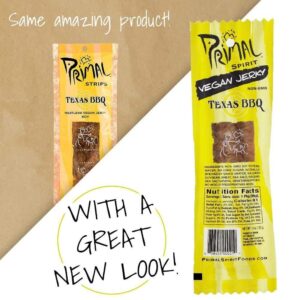 Primal Spirit Vegan Jerky Texas BBQ Strips 28g