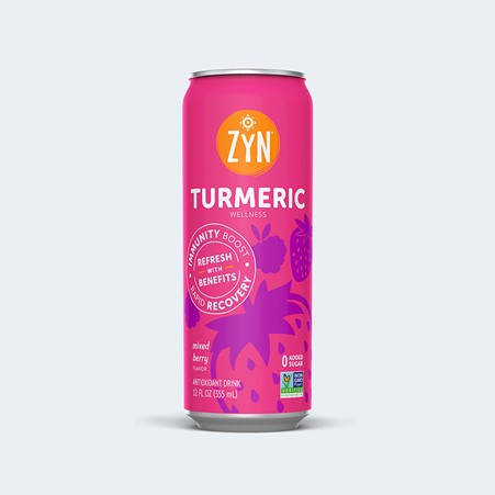 ZYN Turmeric Wellness Drink Pomegranate Mixed Berry 355ml
