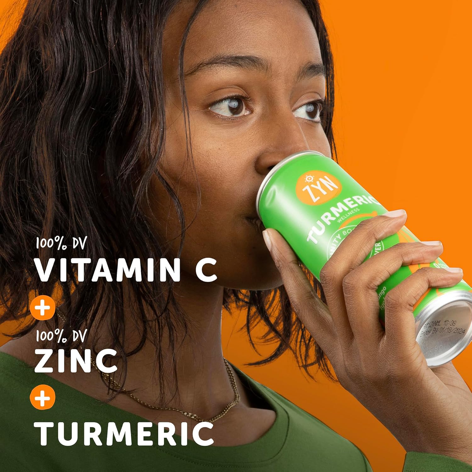 ZYN Turmeric Wellness Drink Mango Lychee 355ml - Image 2