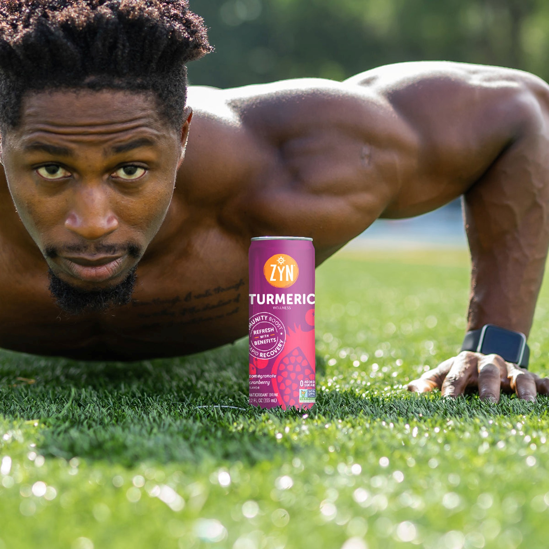ZYN Turmeric Wellness Drink Pomegranate Cranberry 355ml - Image 3